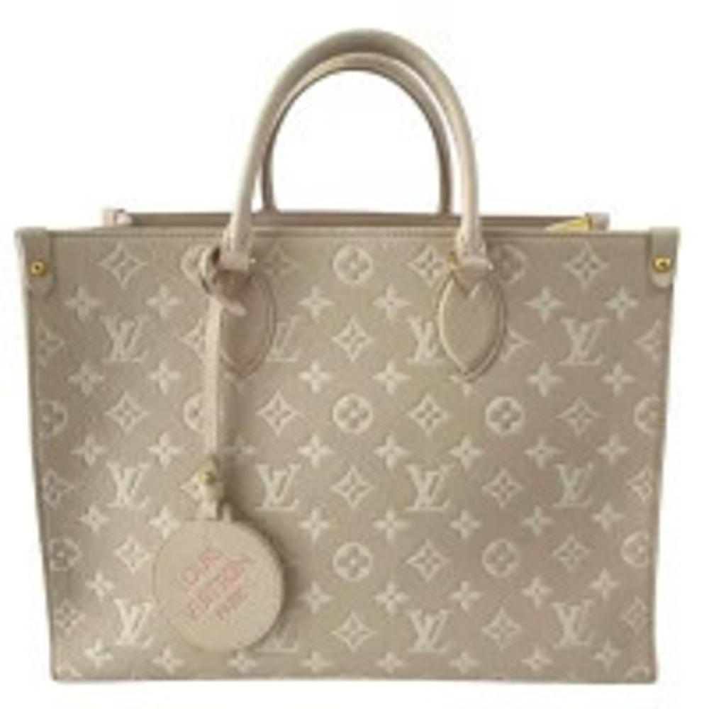 Louis Vuitton Empreinte Handbag OnTheGo Monogram Leather Brown